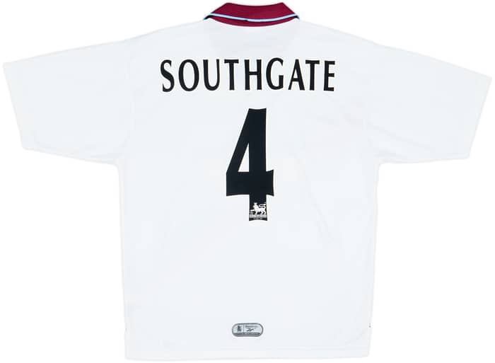 1999-00 Aston Villa Away Shirt Southgate #4 - 9/10 - (M)