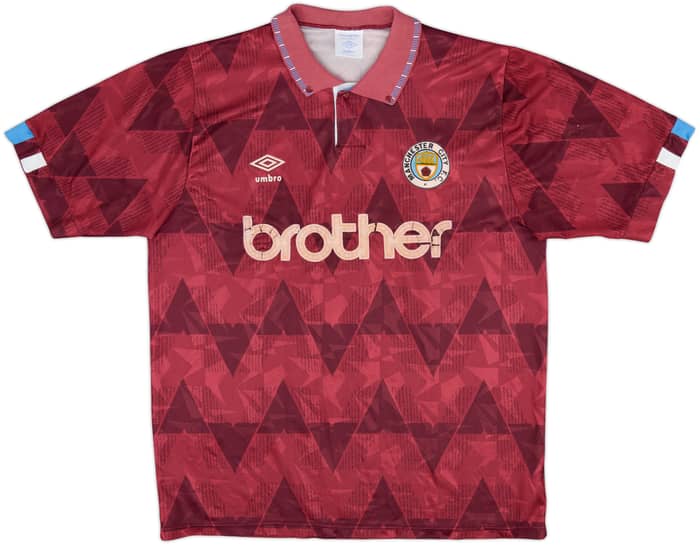 1990-92 Manchester City Away Shirt - 5/10 - (L)