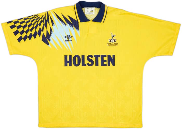 1991-95 Tottenham Away Shirt Klinsmann #18 - 8/10 - (XL)