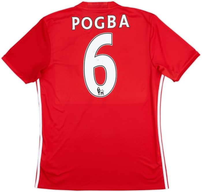 2016-17 Manchester United Home Shirt Pogba #6 - 5/10 - (M)