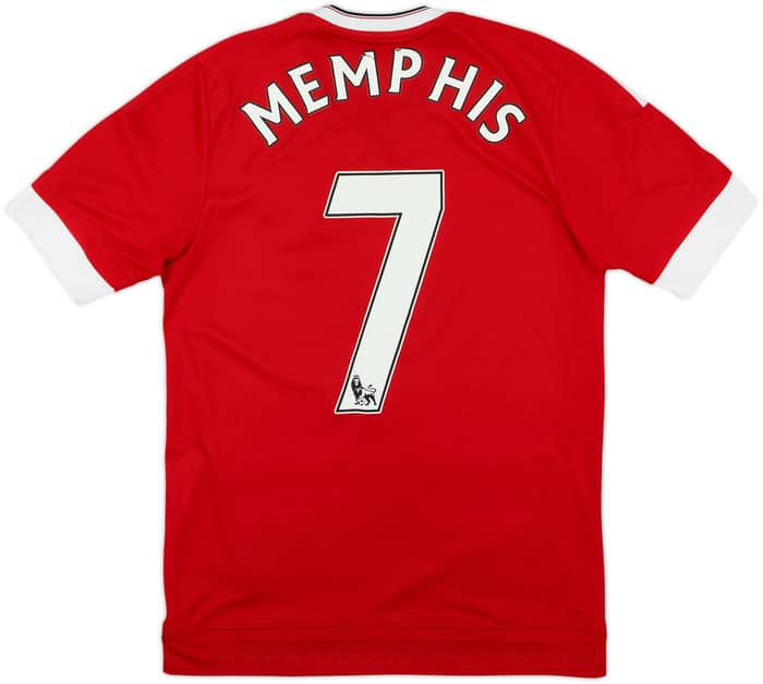 2015-16 Manchester United Home Shirt Memphis #7 - 6/10 - (S)