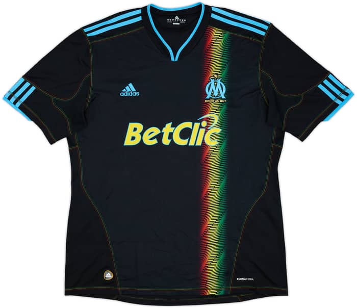 2010-11 Olympique Marseille Third Shirt Lucho #8 - 9/10 - (XL)