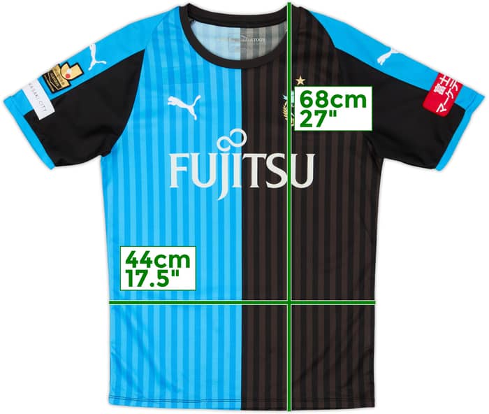 2018 Kawasaki Frontale Home Shirt - 9/10 - (M)