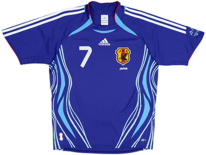 2006-08 Japan Home Shirt Nakata #7 - 7/10 - (XS)