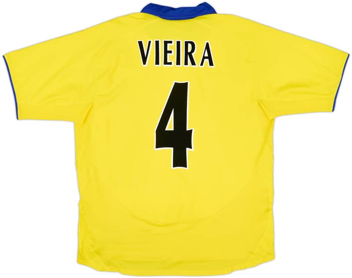 2003-05 Arsenal Away Shirt Vieira #4 - 8/10 - (XL)