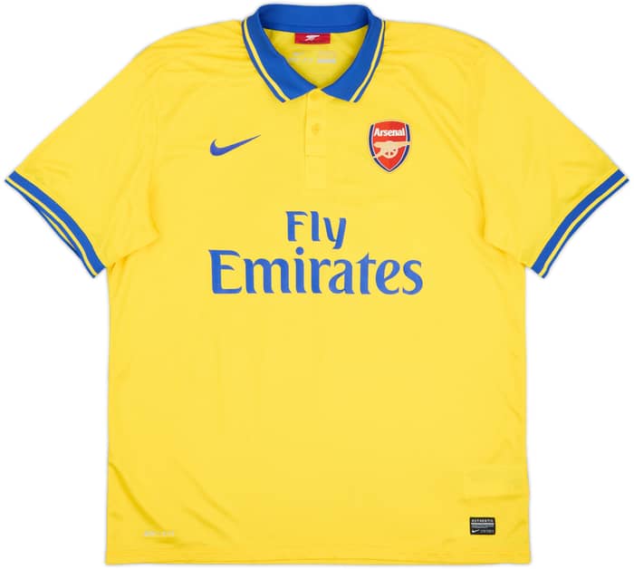 2013-14 Arsenal Away Shirt S.Cazorla #19 - 9/10 - (XL)