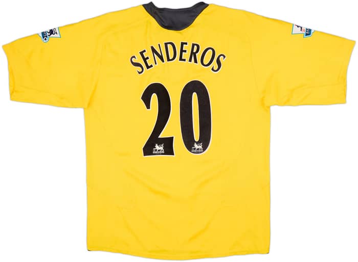2005-06 Arsenal Away Shirt Senderos #20 - 8/10 - (L)