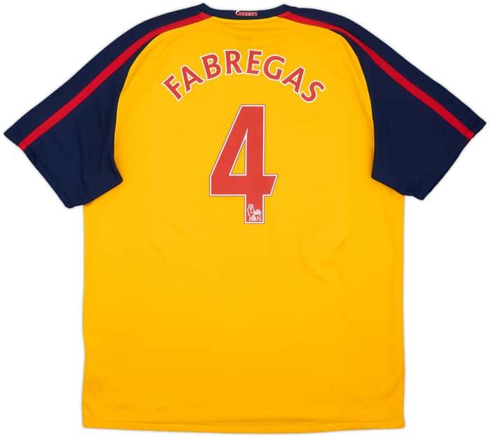 2008-09 Arsenal Camiseta Visitante Fabregas #4 - 6/10 - (XL)