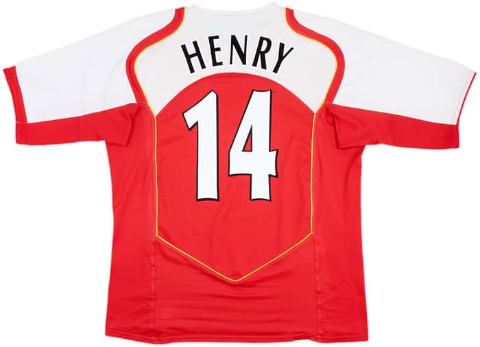 2004-05 Arsenal Home Shirt Henry #14 - 7/10 - (L)