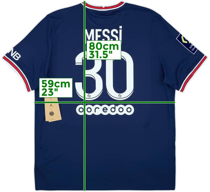 2021-22 Paris Saint-Germain Home Shirt Messi #30 (XL)