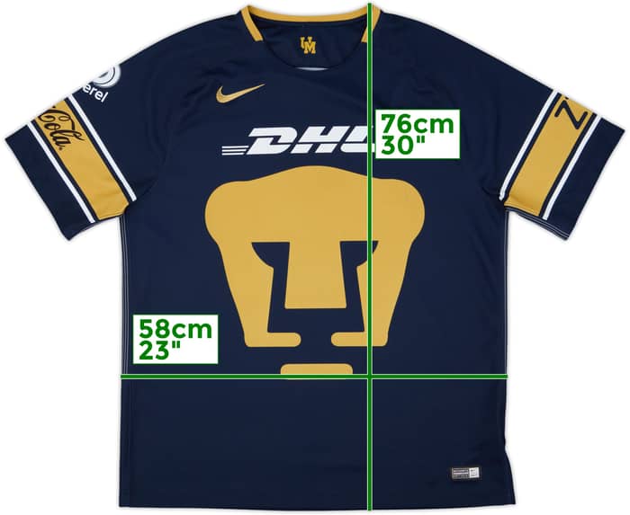 2017-18 UNAM Pumas Away Shirt - 7/10 - (XL)