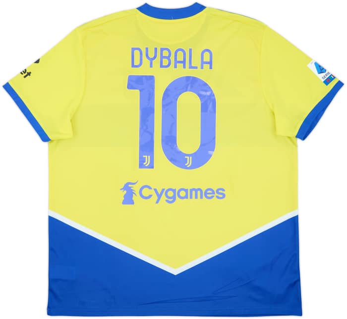 2021-22 Juventus Third Shirt Dybala #10 - 7/10 - (XXL)
