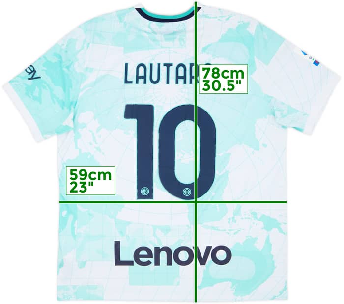 2022-23 Inter Milan Away Shirt Lautaro #10 - 10/10 - (XL)