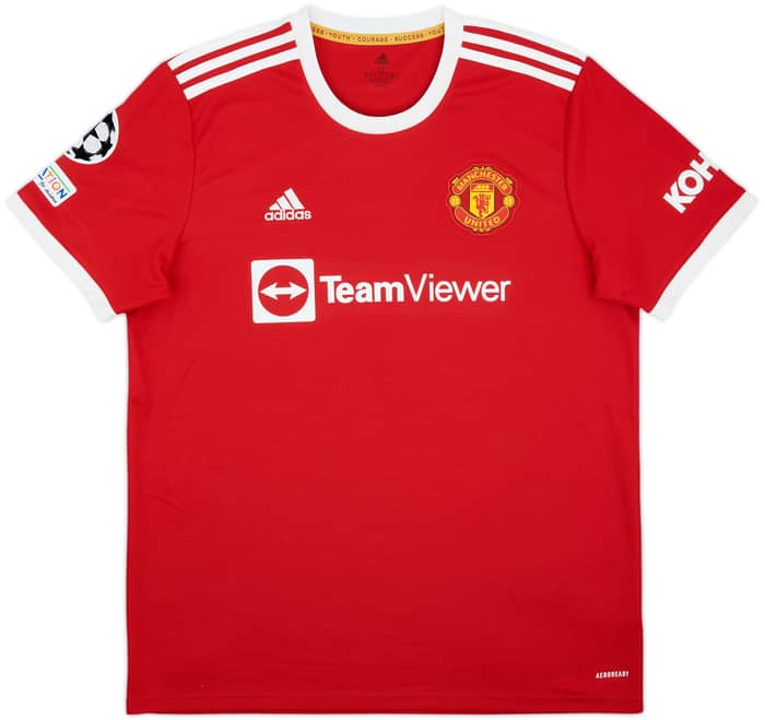 2021-22 Manchester United Home Shirt Ronaldo #7 - 9/10 - (XL)