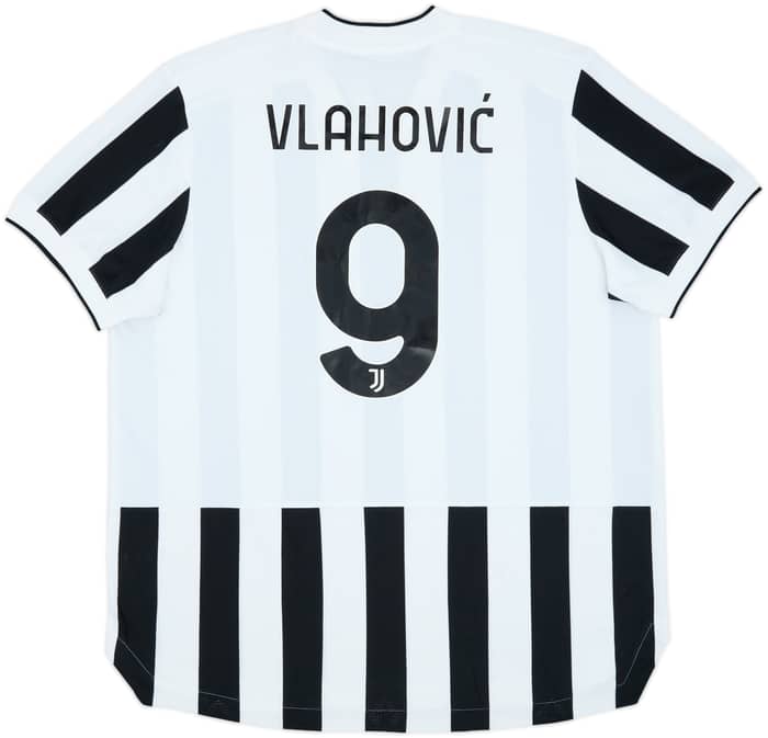 2021-22 Juventus Authentic Home Shirt Vlahovic #9 (XXL)