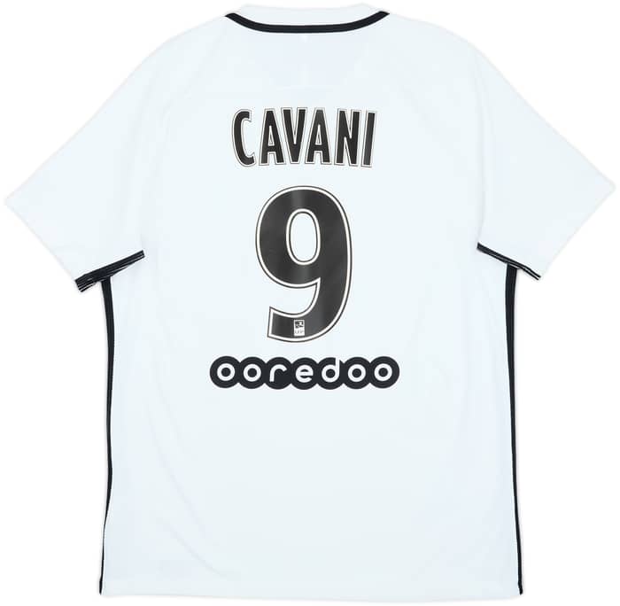 2016-17 Paris Saint-Germain Authentic Third Shirt Cavani #9 - 8/10 - (L)