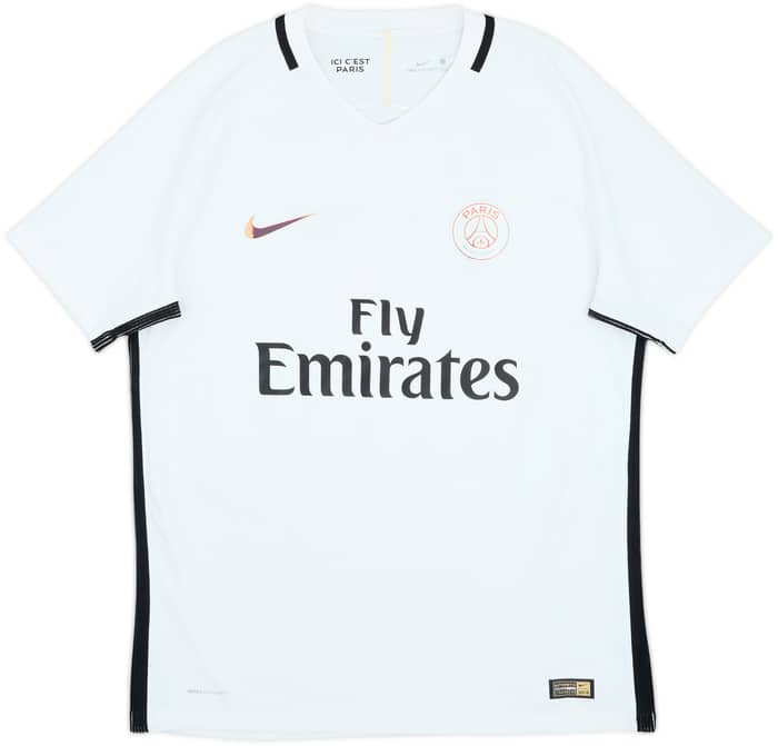 2016-17 Paris Saint-Germain Authentic Third Shirt Cavani #9 - 8/10 - (L)