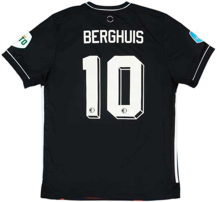 2020-21 Feyenoord Away Shirt Berghuis #10 - 9/10 - (L)