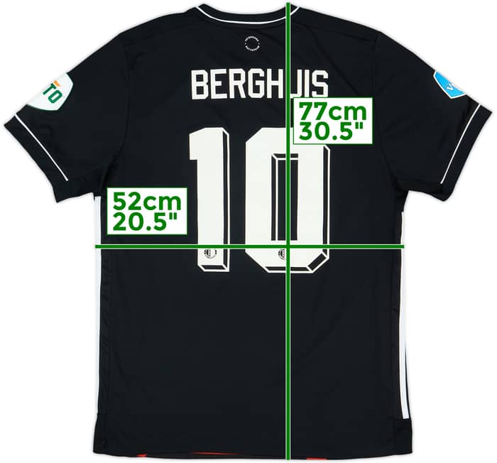 2020-21 Feyenoord Away Shirt Berghuis #10 - 9/10 - (L)
