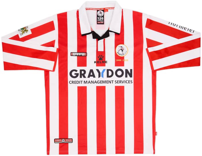 2008-09 Sparta Rotterdam Home L/S Shirt - 7/10 - (XL)
