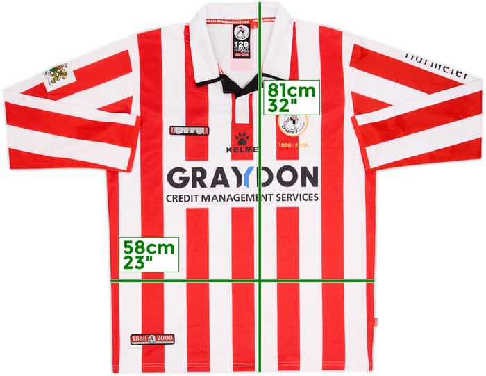 2008-09 Sparta Rotterdam Home L/S Shirt - 7/10 - (XL)
