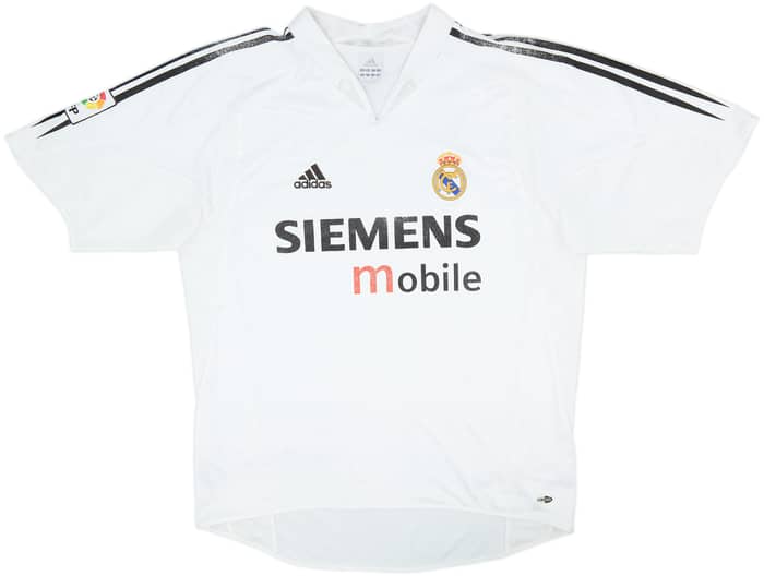 2004-05 Real Madrid Home Shirt - 5/10 - (L)