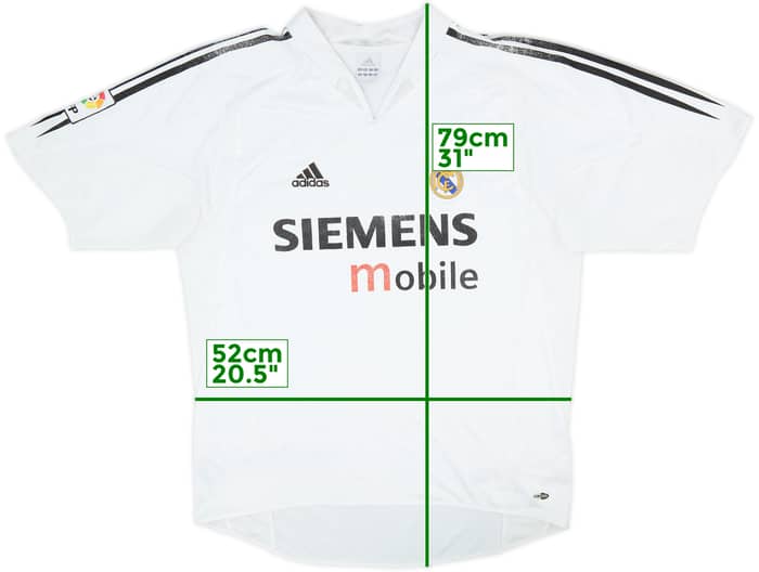 2004-05 Real Madrid Home Shirt - 5/10 - (L)