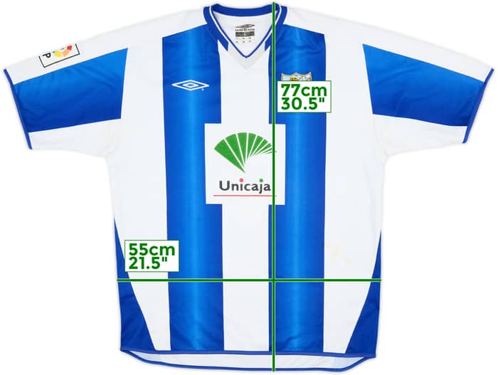 2003-04 Malaga Home Shirt - 7/10 - (L)