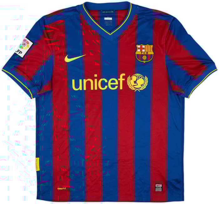 2009-10 Barcelona Local Camiseta Messi #10 - 7/10 - (M)