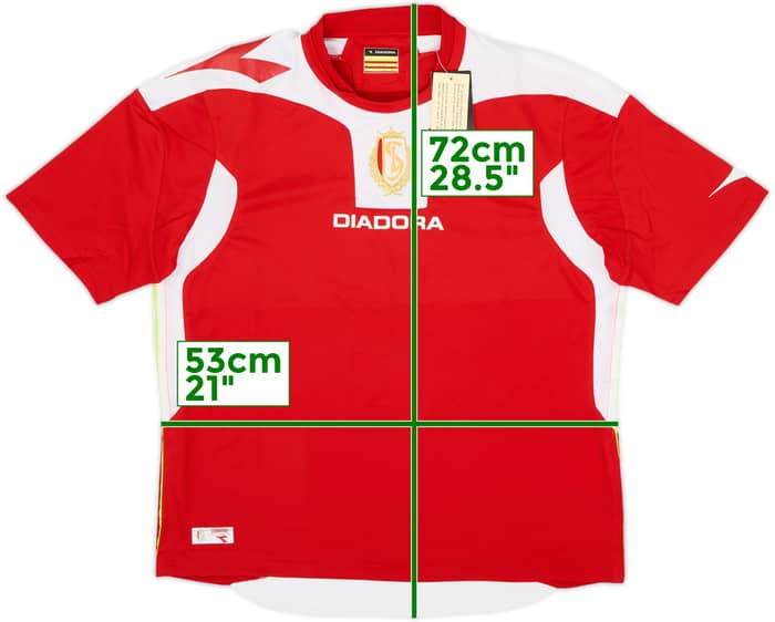 2009-10 Standard Liege Local Camiseta (M)