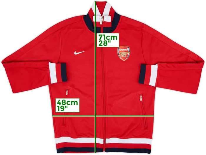 2013-14 Arsenal Nike Track Jacket - 8/10 - (M)
