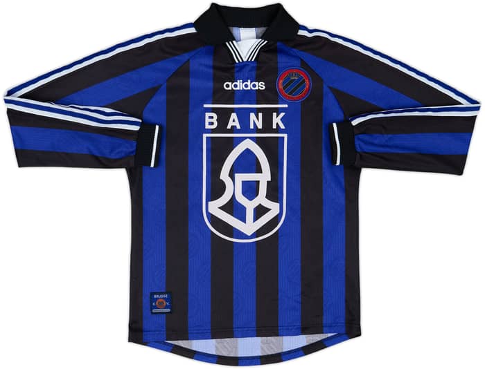 1997-98 Club Brugge Home L/S Shirt - 8/10 - (S)
