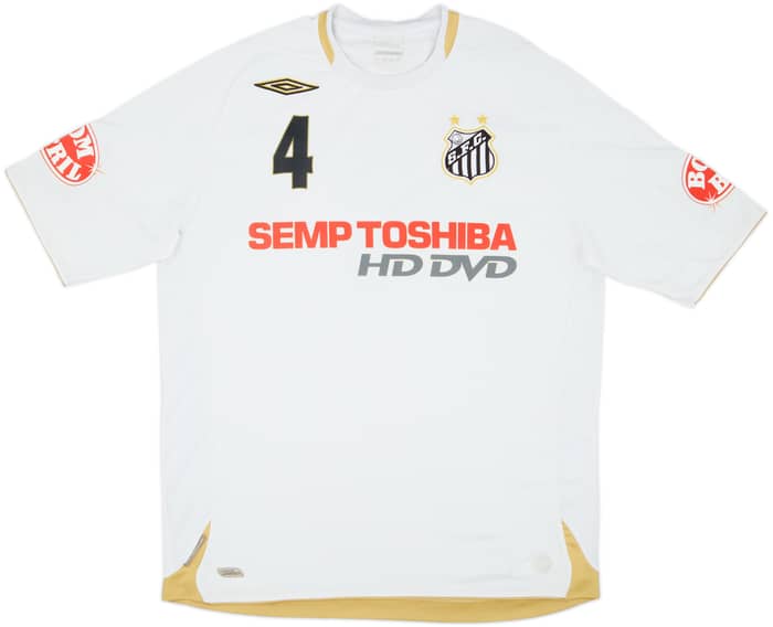 Camiseta de local del Santos 2007 #4 - 7/10 - (XL)