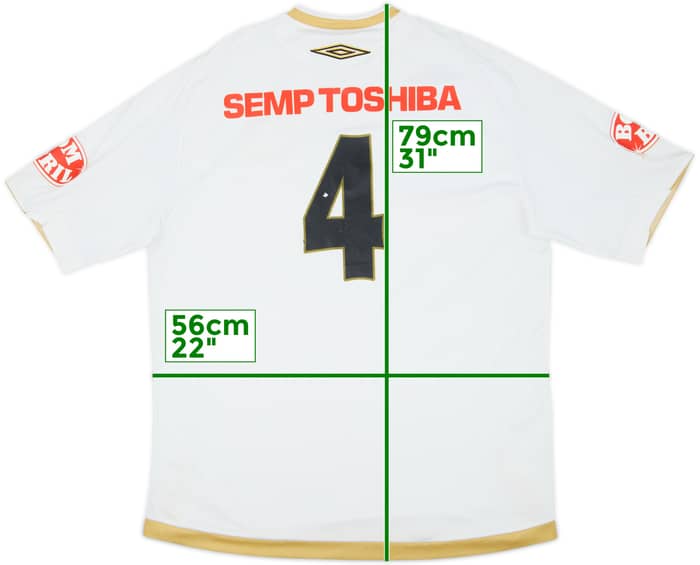 Camiseta de local del Santos 2007 #4 - 7/10 - (XL)