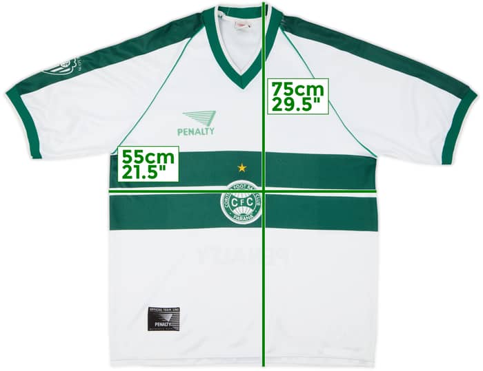 Camiseta de local del Coritiba 2000 - 8/10 - (L)
