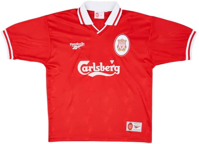 1996-98 Liverpool Home Shirt Owen #18 - 8/10 - (M)