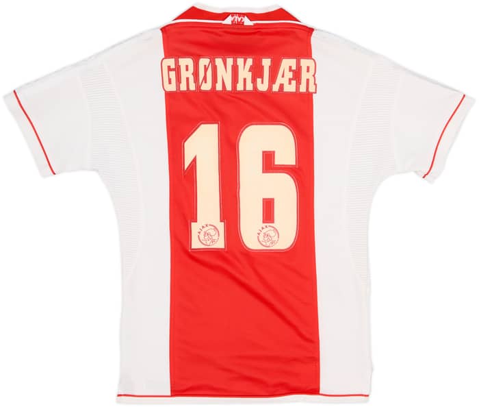 1999-00 Ajax Home Shirt Gronkjaer #16 - 6/10 - (S)
