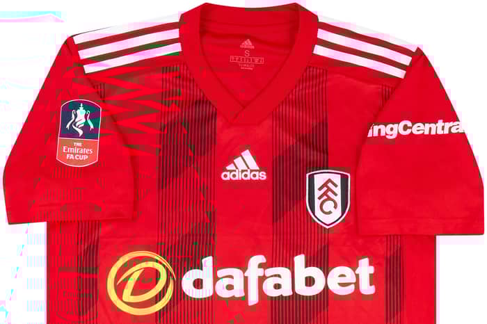 2019-20 Fulham Match Issue FA Cup Away Shirt I.Cavaleiro #19 (v Man City)