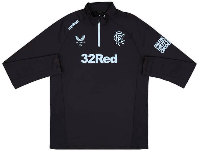 2024-25 Rangers Staff Issue 1/4 Zip Training Top # - 5/10