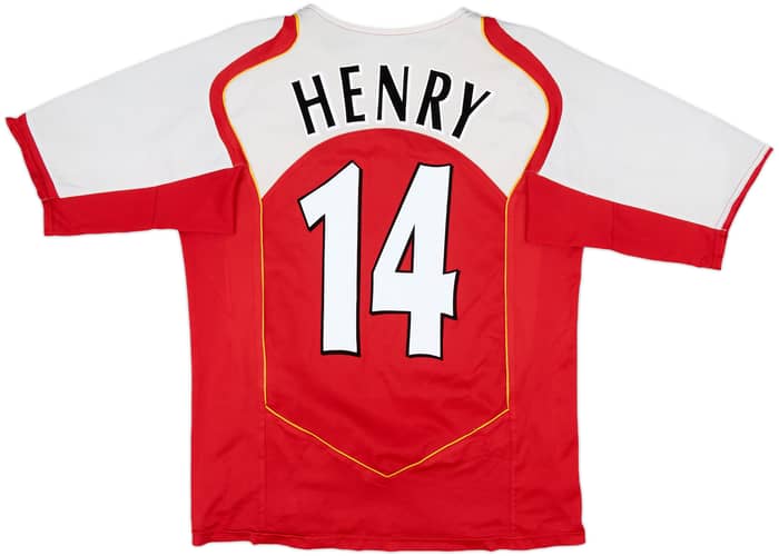 2004-05 Arsenal Home Shirt Henry #14 - 7/10 - (L)