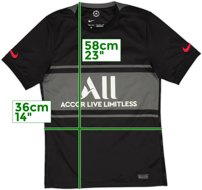 2021-22 Paris Saint-Germain Third Shirt Messi #30 - 9/10 - (S)