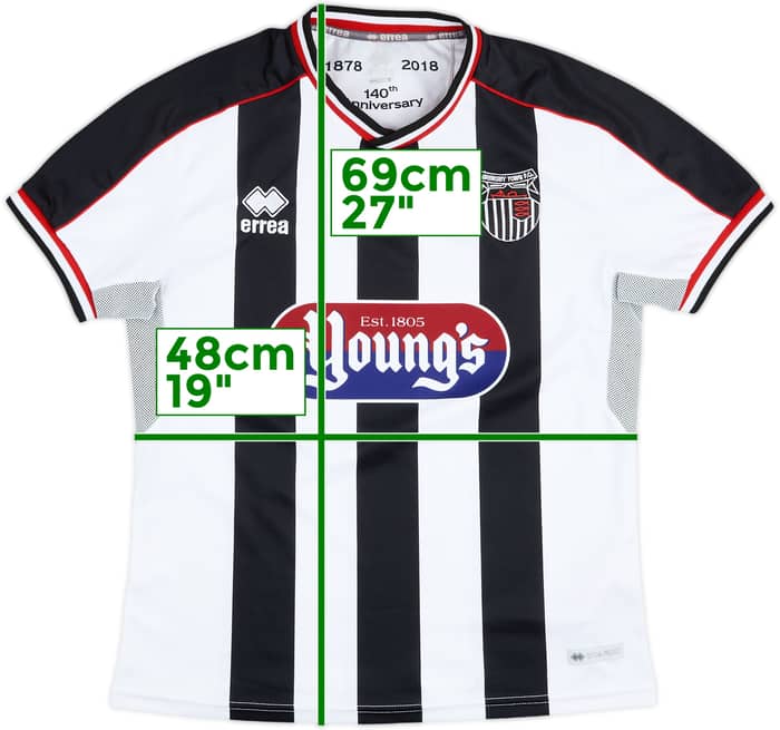 2018-19 Grimsby Town Home Shirt - 10/10 - (S)