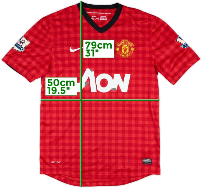 2012-13 Manchester United Home Shirt - 4/10 - (M)