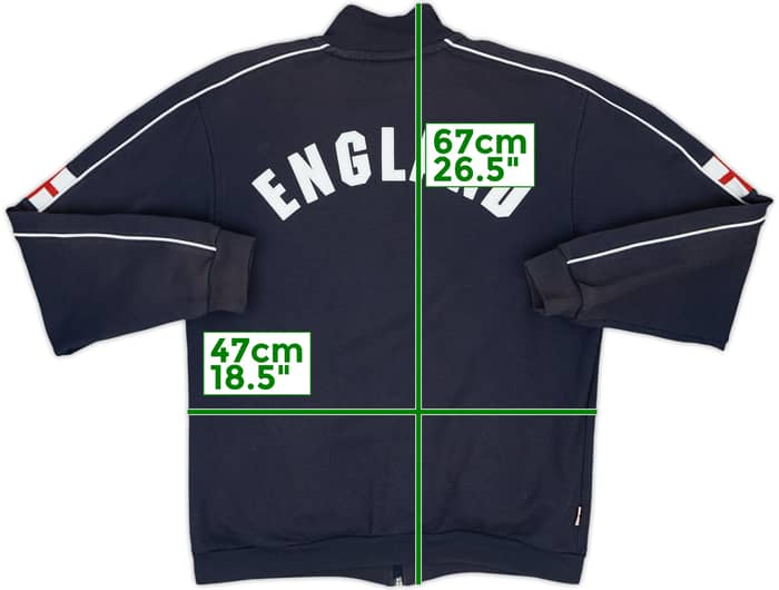 2002-04 England Umbro Track Jacket - 6/10 - (XL.Boys)