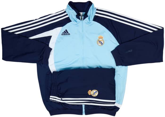 2007-08 Real Madrid adidas Full Tracksuit - 8/10 - (L)