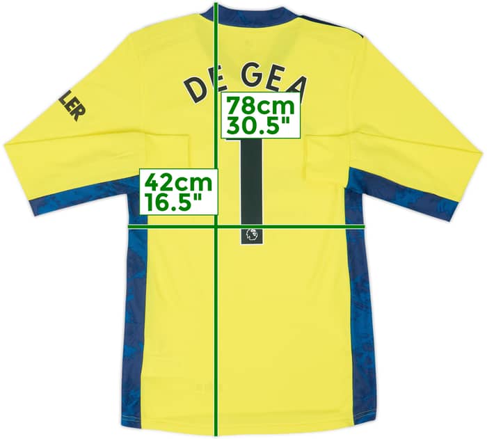 2020-21 Manchester United GK Shirt De Gea #1 - 10/10 - (XS)
