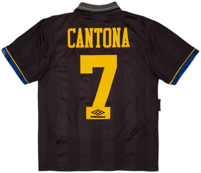 1993-95 Manchester United Away Shirt Cantona #7 - 5/10 - (S)