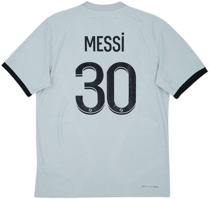2022-23 Paris Saint-Germain Authentic Away Shirt Messi #30 - 10/10 - (M)