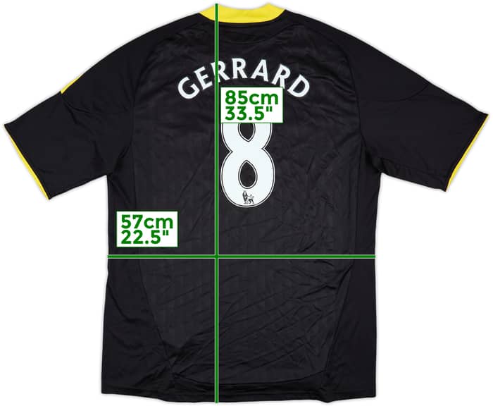2010-11 Liverpool Third Shirt Gerrard #8 - 10/10 - (XL)