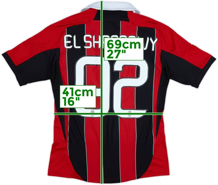 2012-13 AC Milan Home Shirt El Shaarawy #92 - 8/10 - (S)